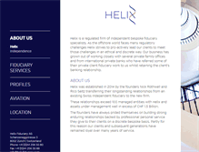 Tablet Screenshot of helixfiduciary.com